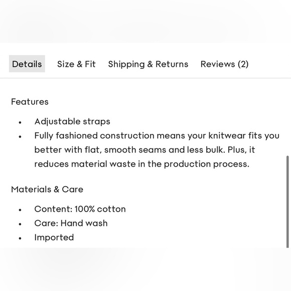 Aritzia Wilfred Gemma Top in Light Birch Small 100% cotton yarn knit tank - Picture 11 of 13